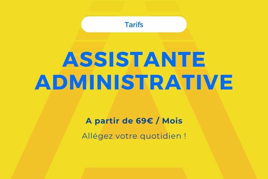Tarifs assistante administrative
