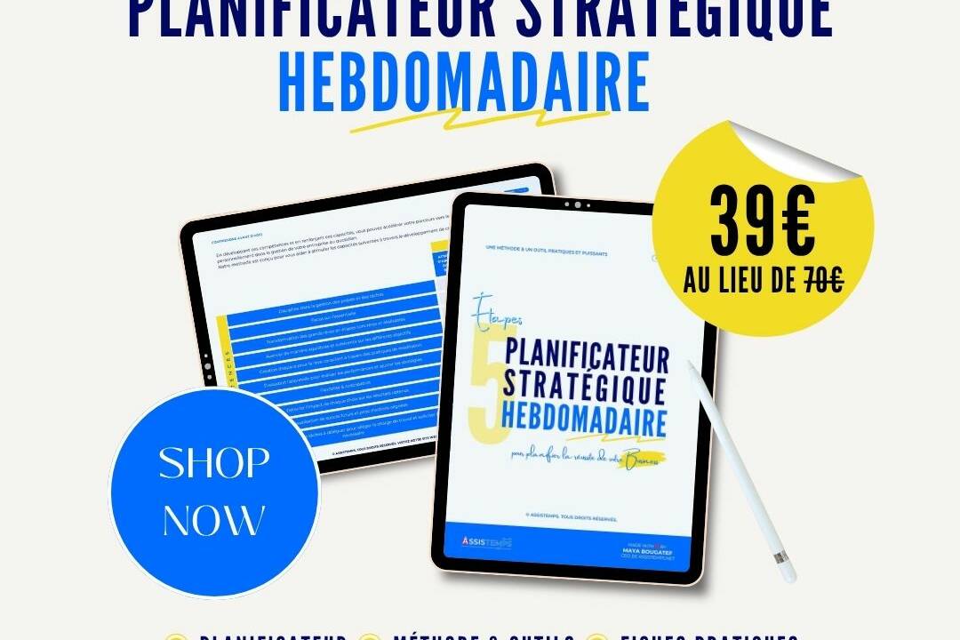 Planificateur stratégique Hebdo - Assistemps